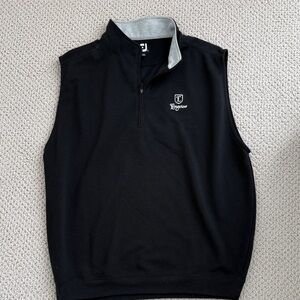FootJoy Black Sleeveless Golf Vest